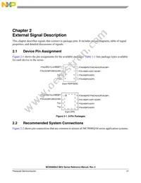 MC9S08QA2CPAE Datasheet Page 21