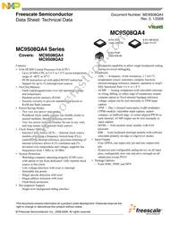 MC9S08QA4CPAE Datasheet Cover