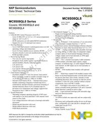 MC9S08QL8CTJ Datasheet Cover