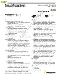 MC9S08SF4MTG Datasheet Cover