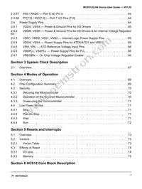 MC9S12A32CFUER Datasheet Page 7