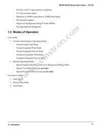 MC9S12A32CFUER Datasheet Page 21