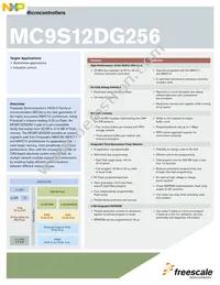 MC9S12DG256CFUER Cover