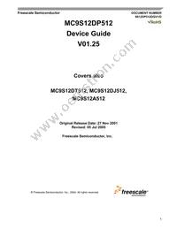 MC9S12DP512CPV Cover