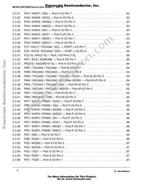 MC9S12DT256BMPV Datasheet Page 6
