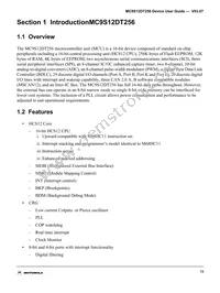 MC9S12DT256VFUE Datasheet Page 19