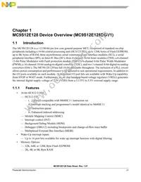 MC9S12E64MPVE Datasheet Page 21