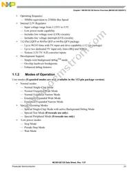 MC9S12E64MPVE Datasheet Page 23