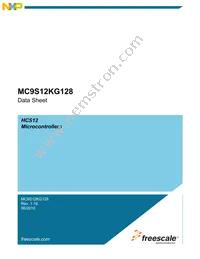 MC9S12KG128VPVE Datasheet Cover