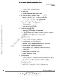 MC9S12T64MPKE16 Datasheet Page 21