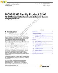 MC9S12XEP768MAL Datasheet Cover