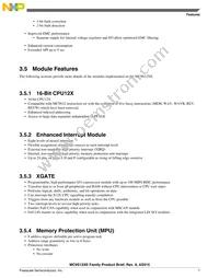 MC9S12XEP768MAL Datasheet Page 7
