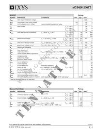 MCB60I1200TZ Datasheet Page 2