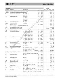 MCC132-12IO1 Datasheet Page 2