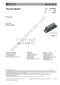 MCC19-12IO1B Datasheet Cover