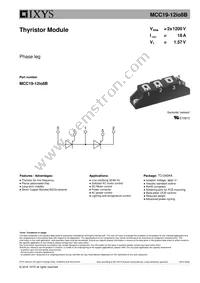 MCC19-12IO8B Datasheet Cover