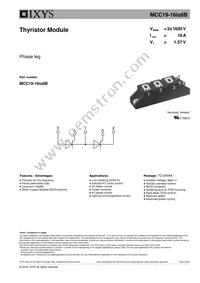 MCC19-16IO8B Datasheet Cover