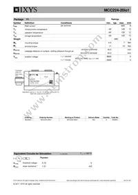 MCC224-20IO1 Datasheet Page 3
