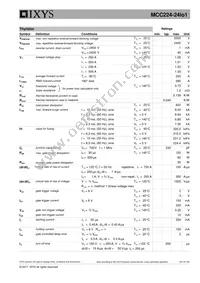 MCC224-24IO1 Datasheet Page 2