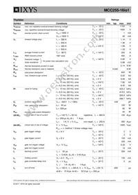 MCC255-16IO1 Datasheet Page 2