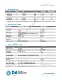 MCC600-1T48 Datasheet Page 2
