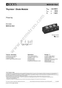 MCD132-12IO1 Datasheet Cover