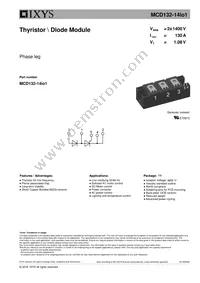 MCD132-14IO1 Datasheet Cover