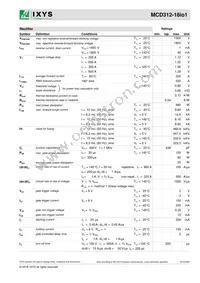 MCD312-18IO1 Datasheet Page 2