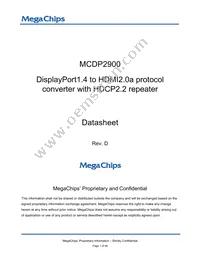 MCDP2900A2T Cover