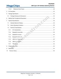 MCDP6000C1 Datasheet Page 3
