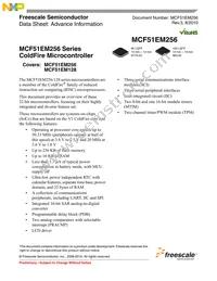 MCF51EM256CLK Datasheet Cover