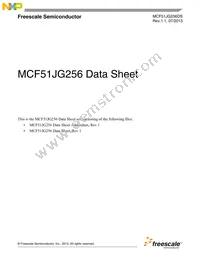 MCF51JG256CHS Datasheet Cover