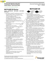 MCF51QE96CLK Datasheet Cover
