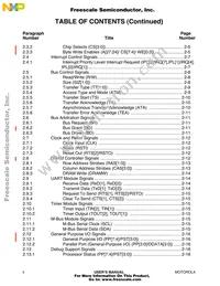 MCF5206CAB25A Datasheet Page 7