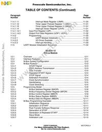 MCF5206CAB25A Datasheet Page 15