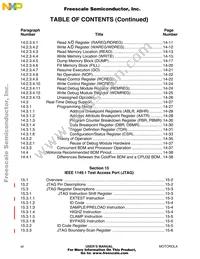 MCF5206CAB25A Datasheet Page 17