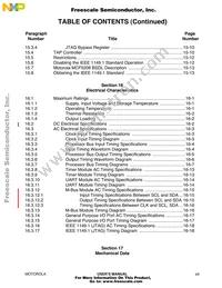 MCF5206CAB25A Datasheet Page 18