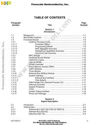 MCF5206ECFT40 Datasheet Page 9