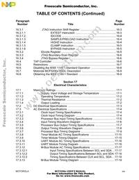 MCF5206ECFT40 Datasheet Page 21