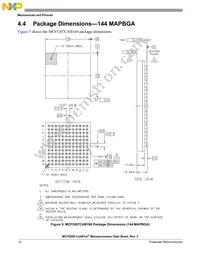 MCF5208CVM166J Datasheet Page 12
