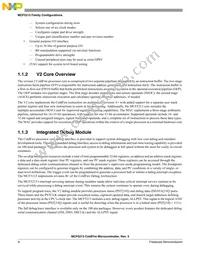 MCF5213LCVM80J Datasheet Page 8