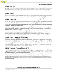 MCF52234CVM60J Datasheet Page 11