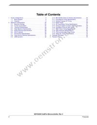 MCF52259CVN80J Datasheet Page 2