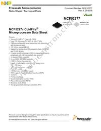 MCF52277CVM160J Datasheet Cover