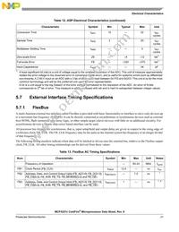 MCF52277CVM160J Datasheet Page 21