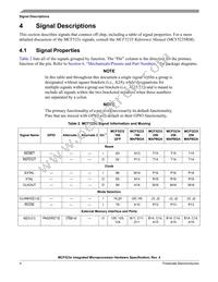 MCF5235CVF150 Datasheet Page 4