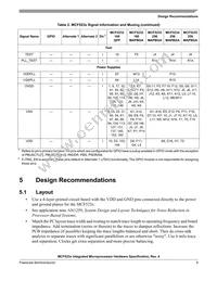 MCF5235CVF150 Datasheet Page 9