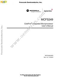 MCF5249CVF140 Datasheet Cover