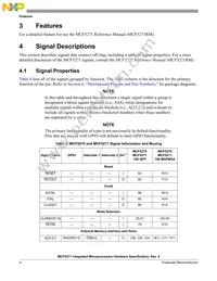 MCF5271CVM150J Datasheet Page 4
