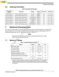 MCF5271CVM150J Datasheet Page 17